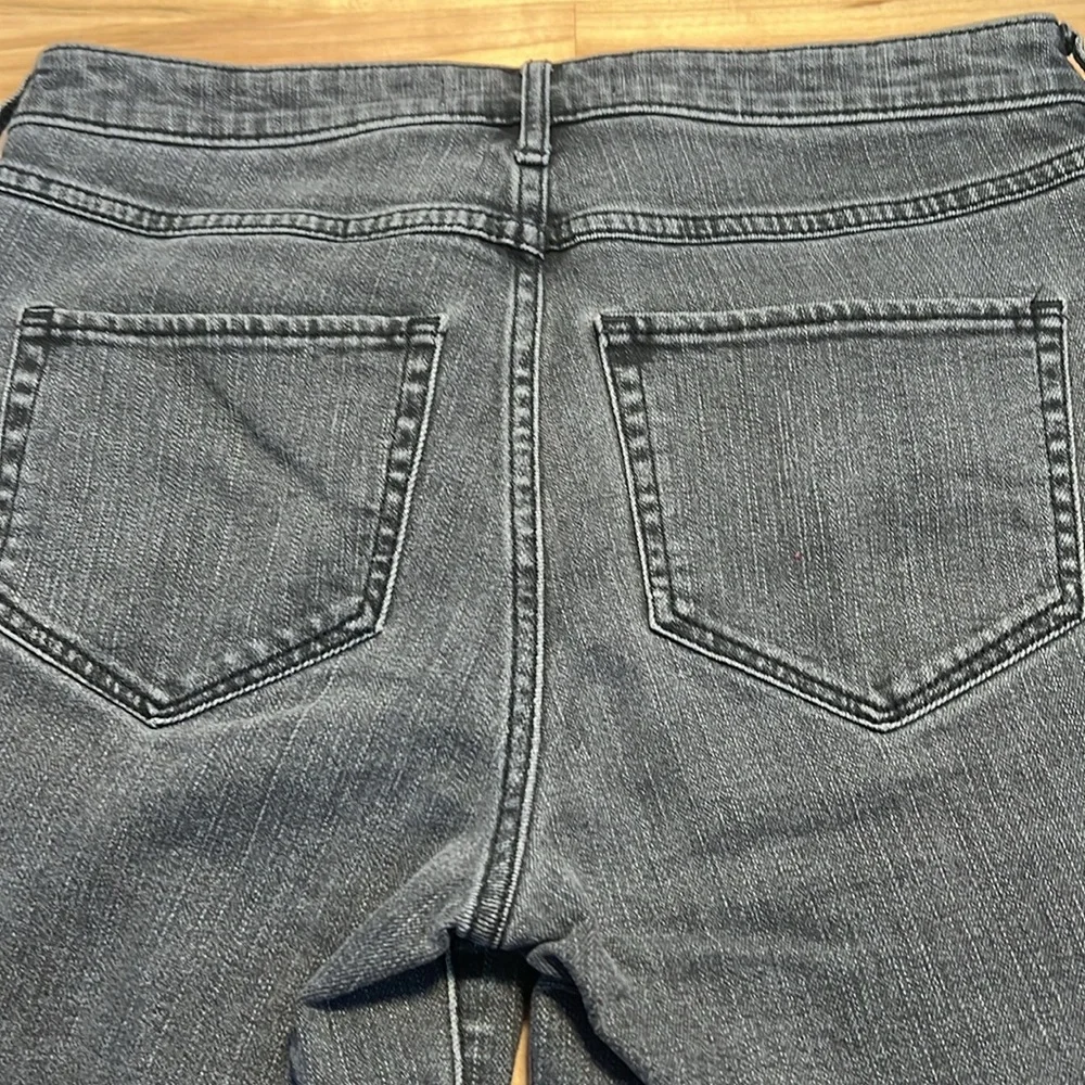 Abercrombie & Fitch Light Black Jean Shorts - Size 28